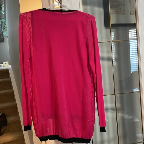 Galliano Vintage XS 2 piece pink/black knit set - Picture 5 of 6